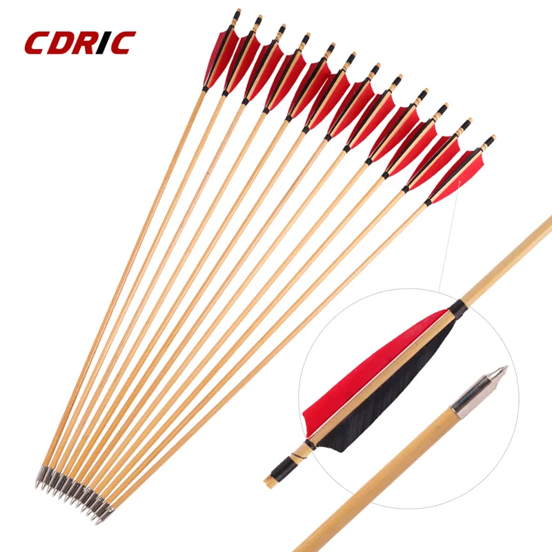 Archery Target Face - 6/12/24 Adet Geleneksel Ahşap Ok El