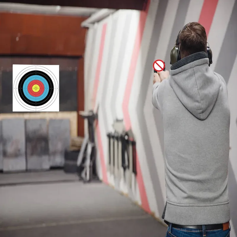 Archery Target Face - 10 adet Meslek Okçuluk Hedefleri Kağıt