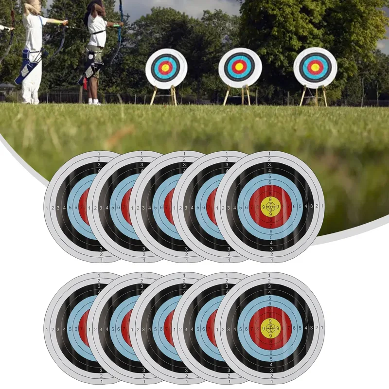 10 adet 40x40 cm Okçuluk Hedef - Archery Target Face incelemesi ve fiyatı