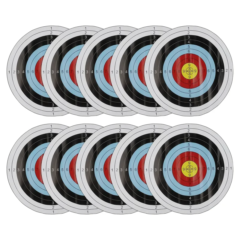10 adet 40x40 cm Okçuluk Hedef - Archery Target Face incelemesi ve fiyatı