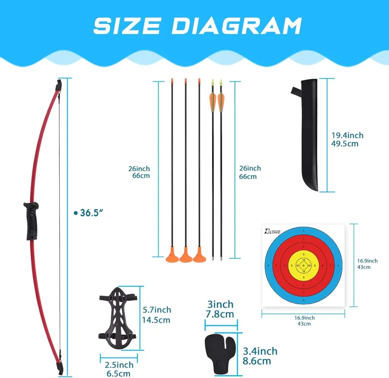 Recurve Yay ve Ok Seti Açık Ha - Archery Target Face incelemesi ve fiyatı