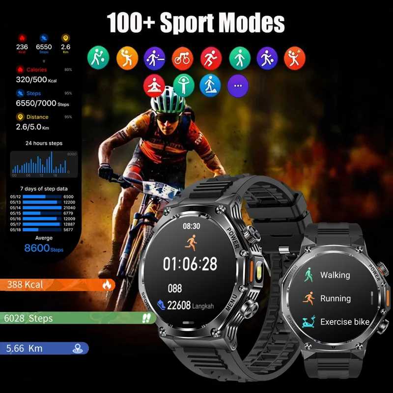 Taktik Tarz Akıllı Saat LED El - Sports Equipment In French incelemesi ve fiyatı